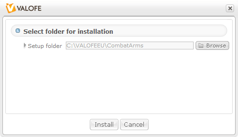 Step 05 - Confirm the folder destination where Combat Arms will be installed.<br>Click on <Install> to start the installation.